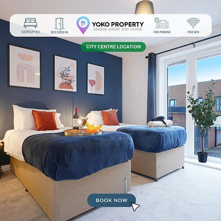 Luxury Campbell Park Apartments In Central Mk With Balcony, Free Parking & Smart Tv With Netflix By Yoko Property Milton Keynes Luaran gambar